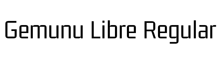 Gemunu Libre Regular  Fuentes Gratis Descargar
