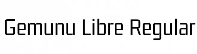 Gemunu Libre Regular  font caratteri gratis