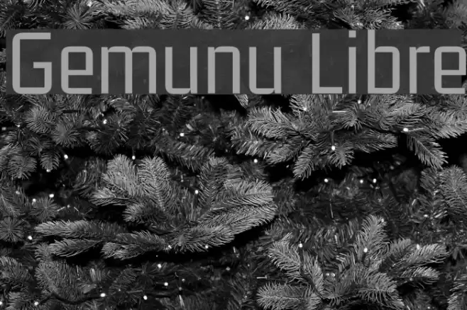 Gemunu Libre Font examples