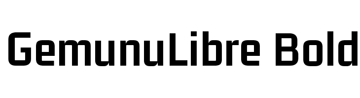 GemunuLibre Bold Fuentes