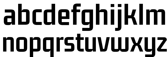 GemunuLibre Bold Font LOWERCASE