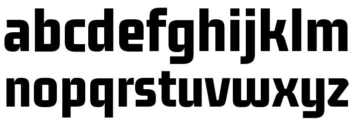 GemunuLibre ExtraBold Font LOWERCASE