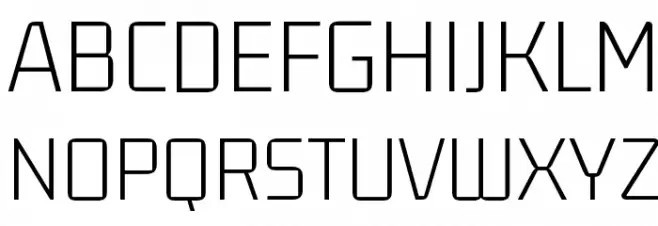 GemunuLibre ExtraLight Schriftart Groß