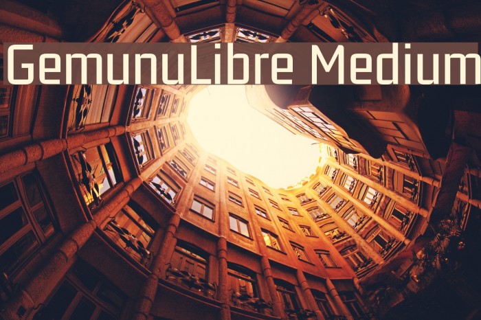 GemunuLibre Medium Fuentes examples