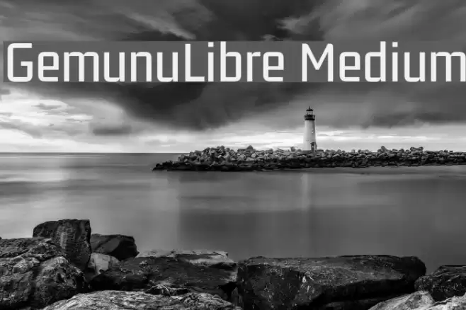 GemunuLibre Medium Font examples