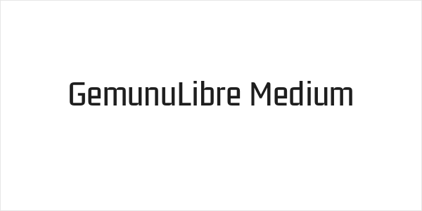 GemunuLibre Medium Logo