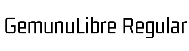 GemunuLibre Regular Fuentes