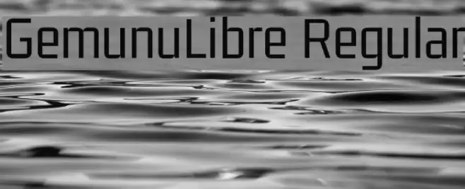 GemunuLibre Regular Font examples