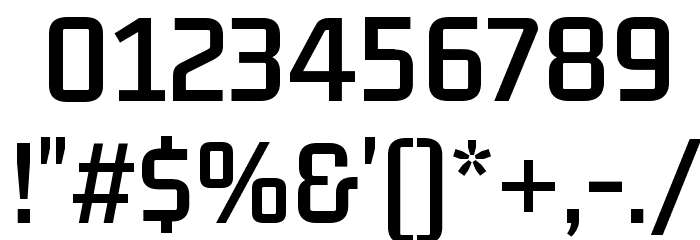 GemunuLibre SemiBold Font OTHER CHARS