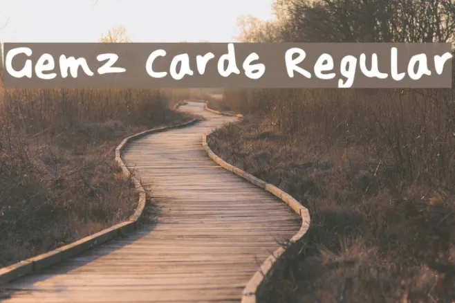Gemz Cards Regular Example 2