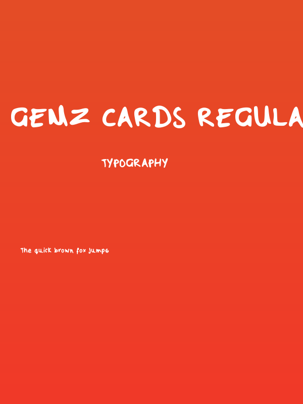 Gemz Cards Regular Poster