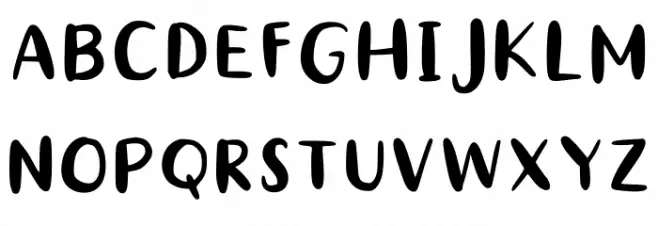 Gen Regular फ़ॉन्ट अपरकेस