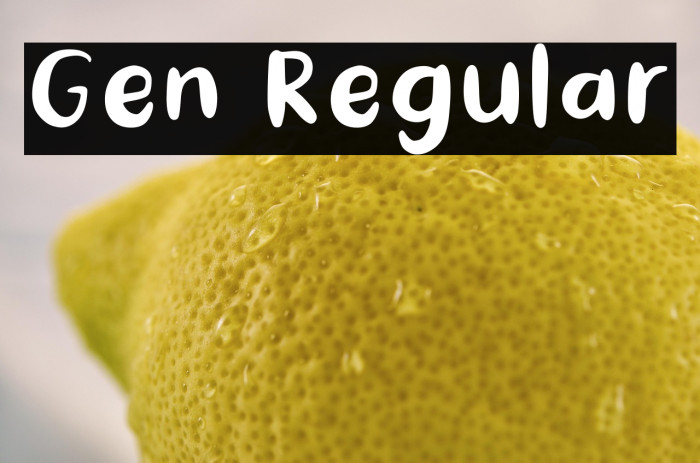 Gen Regular Example 3