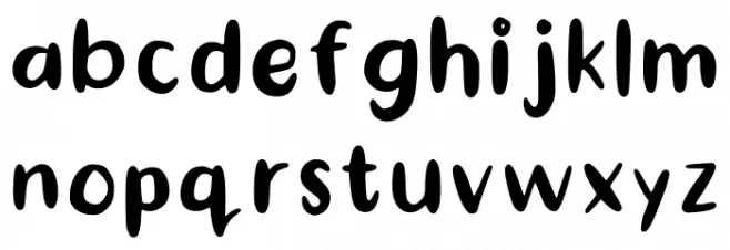 Gen Regular फ़ॉन्ट लोअरकेस