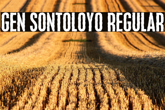 Gen Sontoloyo Regular Example 3