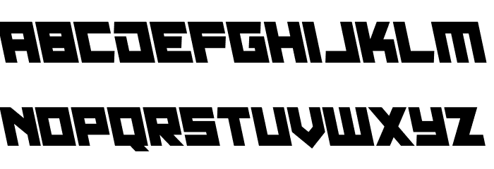Gen Z Italic Font LOWERCASE