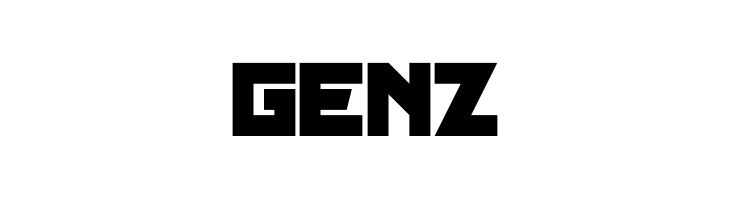 Gen Z  免费字体下载