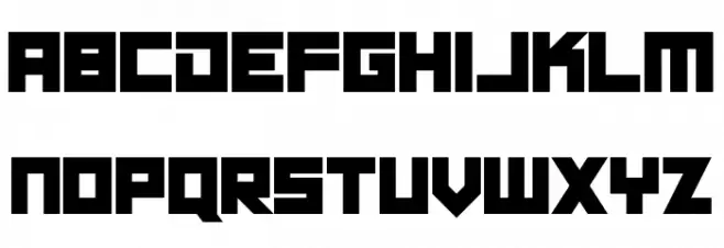 Gen Z Schriftart Groß
