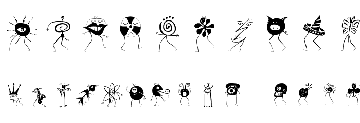 GenManipulated Font OTHER CHARS