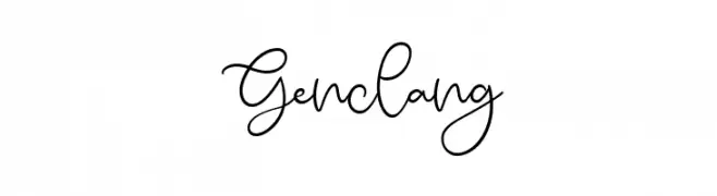 Genclang  Скачать бесплатные шрифты