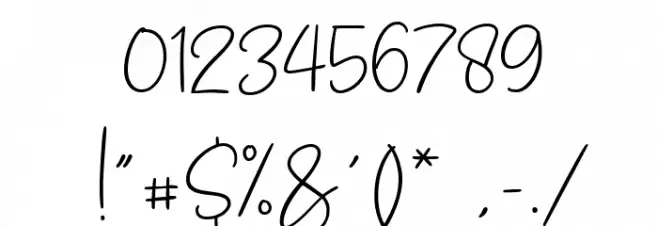 Genclang Schriftart Anderer Schreiben