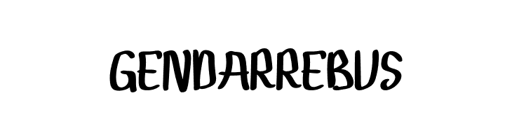 Gendar Rebus font caratteri gratis