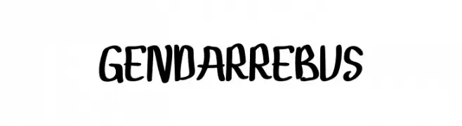 Gendar Rebus Free Fonts Download