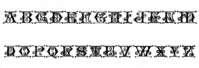 Gender Schriftart Groß