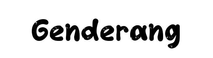 Genderang  font caratteri gratis