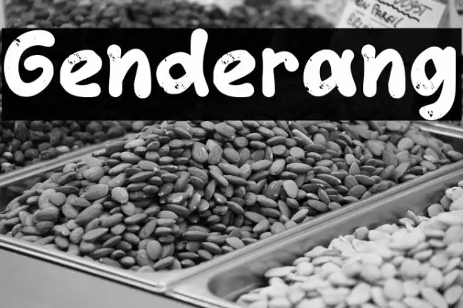 Genderang Font examples