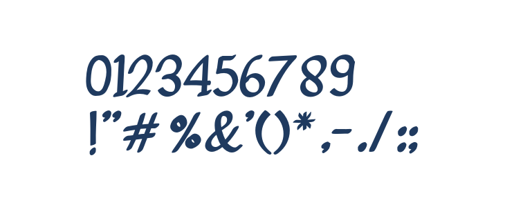 GendhistDemo-Regular Other Characters