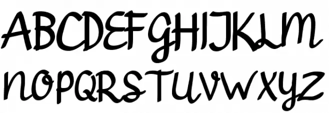GendhistDemo-Regular Schriftart Groß