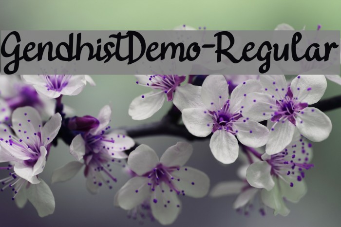 GendhistDemo-Regular Example 2