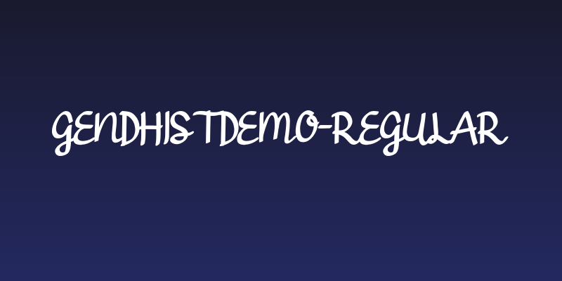 GendhistDemo-Regular Social Header