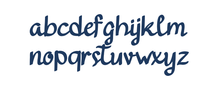 GendhistDemo-Regular Lowercase