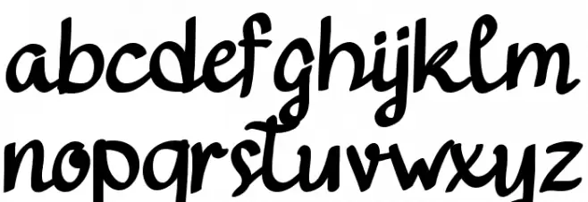 GendhistDemo-Regular Fonte MINÚSCULAS