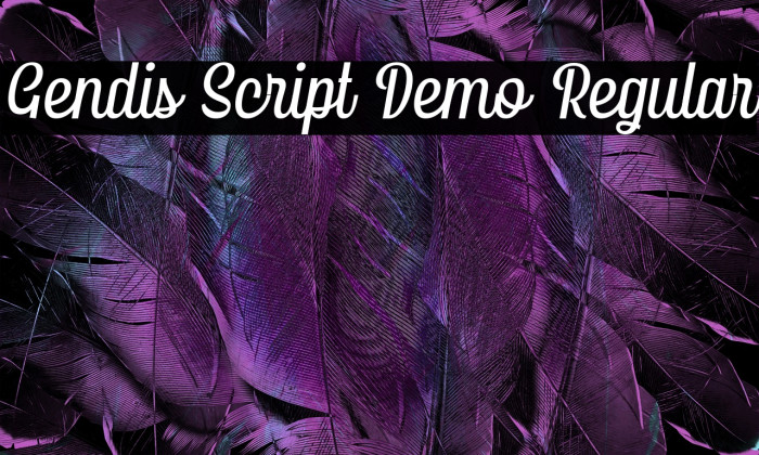 Gendis Script Demo Regular Example 2