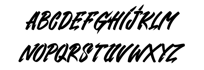 Gendry Regular Font LOWERCASE