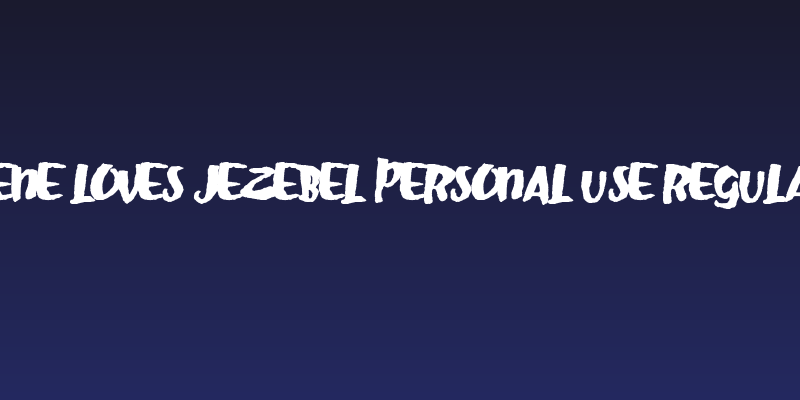 Gene Loves Jezebel Personal Use Regular Social Header