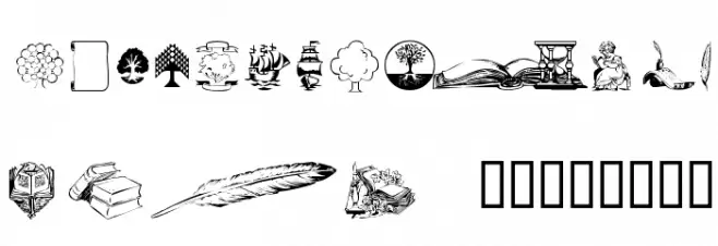Genealogy 1 फ़ॉन्ट अपरकेस