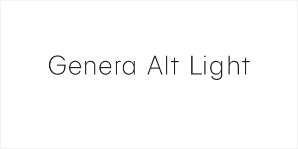 Genera Alt Light Logo