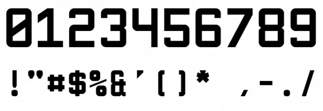 GeneraleMonoA Font OTHER CHARS