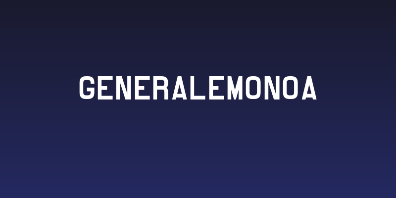 GeneraleMonoA Social Header