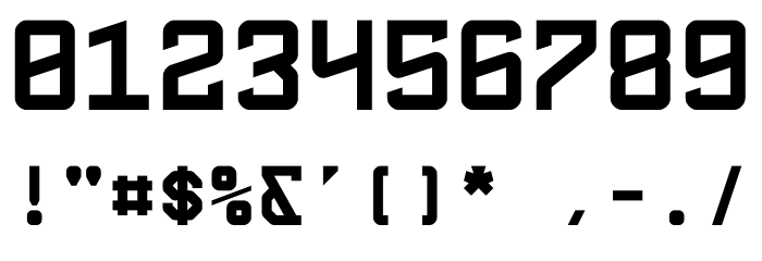 GeneraleMonoC Font OTHER CHARS