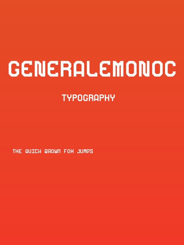 GeneraleMonoC Poster