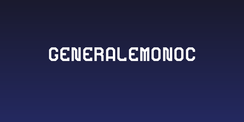 GeneraleMonoC Social Header