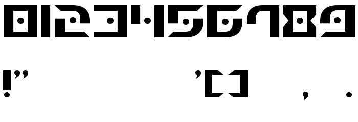 Generation Nth Font OTHER CHARS