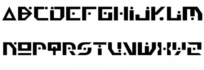 Generation Nth Schriftart Groß