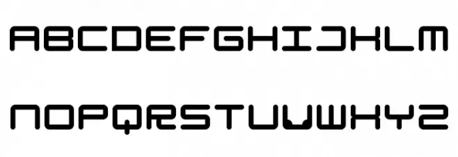 Generation Regular Font UPPERCASE