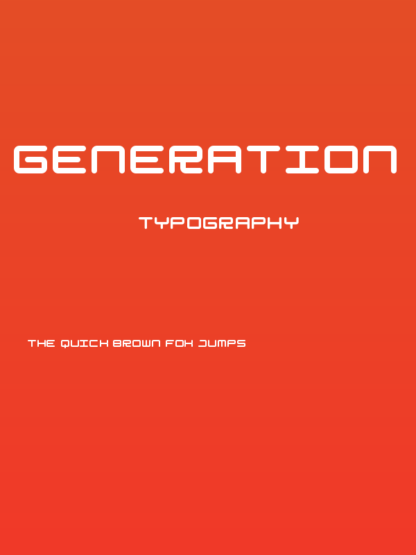 Generation Regular Poster